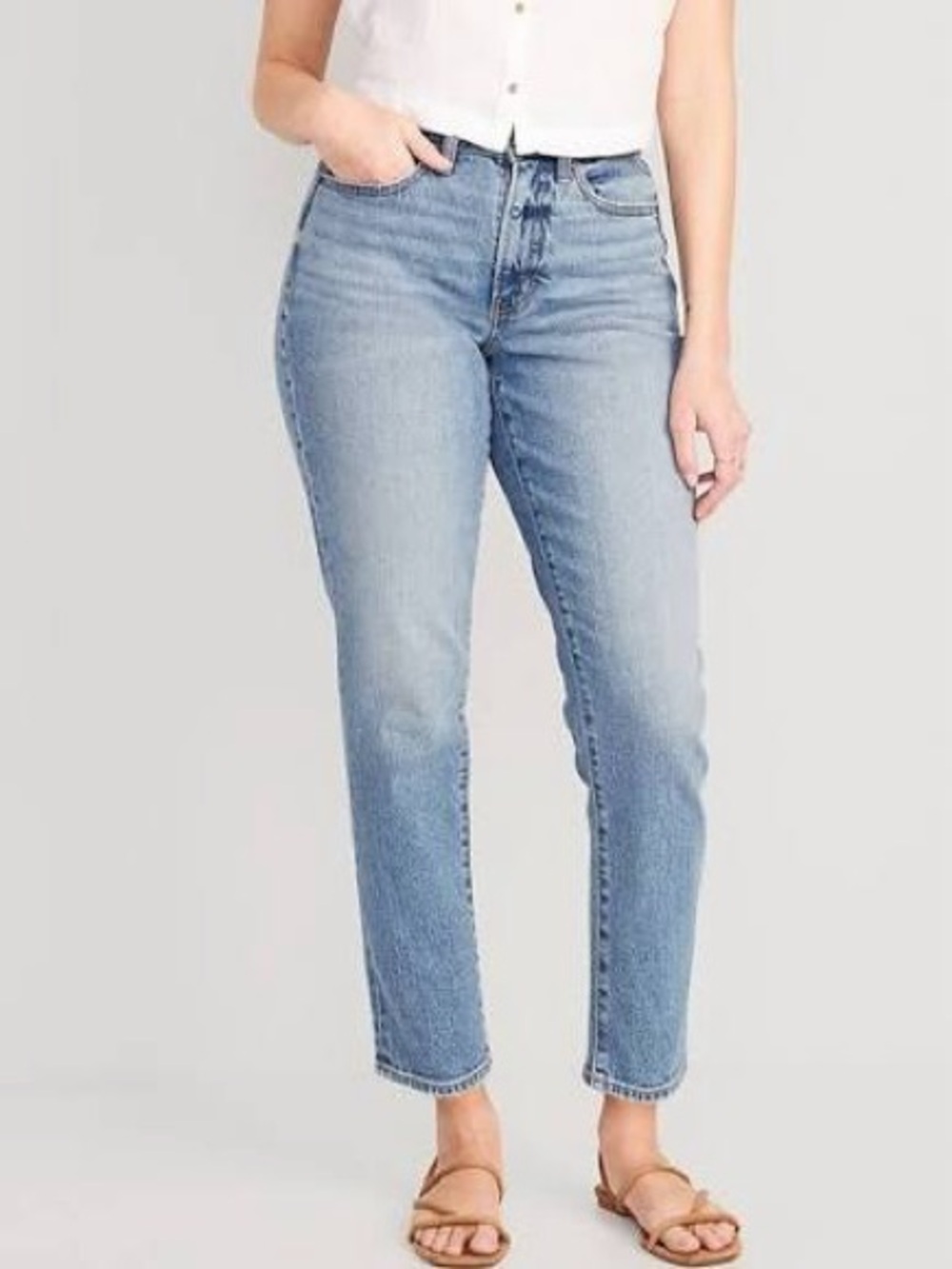 Old Navy Curvy High-Rise OG Straight Jeans Women’s 20
